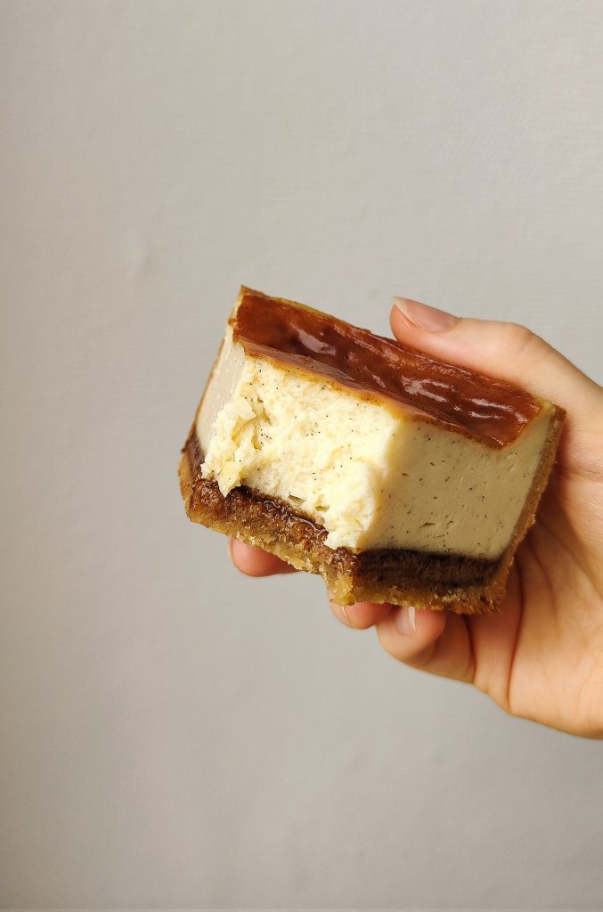 Flan vanille et praliné vanille