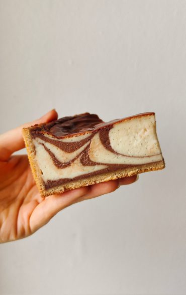 Flan marbré vanille-chocolat