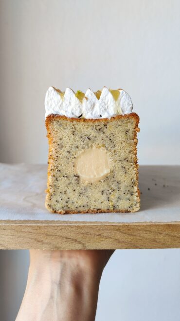 Cake citron-pavot meringué